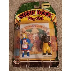 Vintage 1988 HG Toys Goldilocks and the Three Bears Story Book Play Set 3407